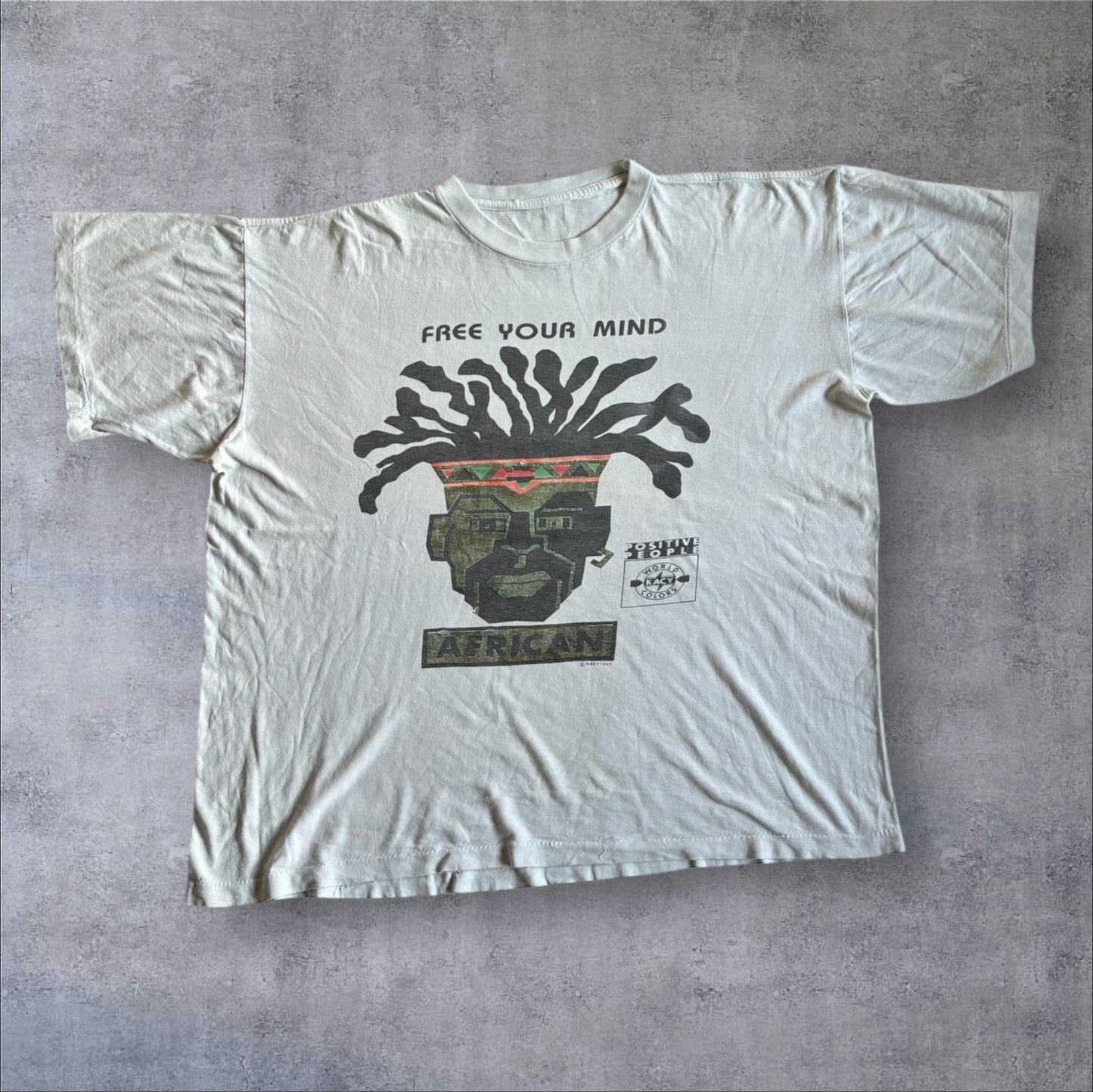 90s KACY WORLD COLORS "FREE YOUR MIND" KACY 1992 USA a-u-2505-011