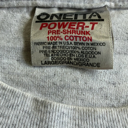 90s TODD HEALY アートT ONEITA グレー L a-u-2505-016