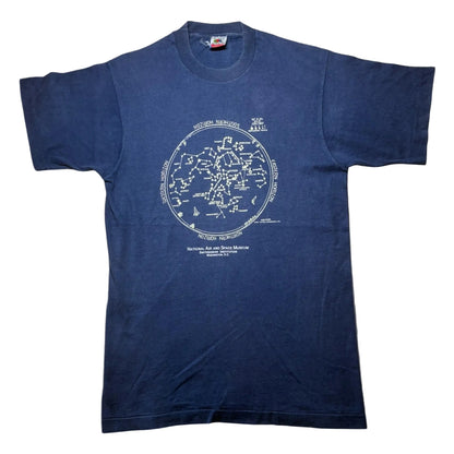 80s National Air & Space Museum 星座 天体 フルーツオブザルーム ネイビー M a-u-2505-046