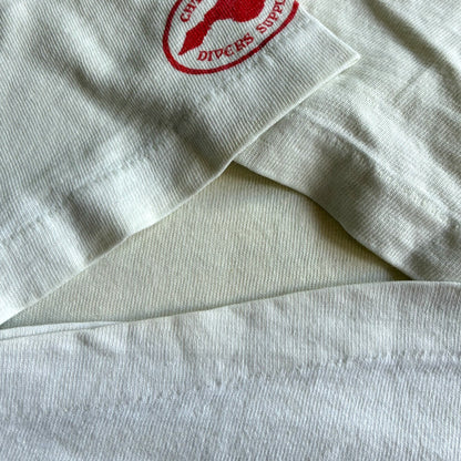 90s AB DIVER サンタカタリナ島 アワビ漁 アートT USA製 Hanes ホワイト XL a-u-2505-020