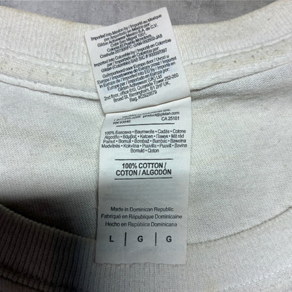 Keith Haring "Best Buddies" アートT ギルダン L ホワイト a-u-2505-055