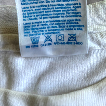 90s プロモT Hanes USA製 ホワイト L a-u-2505-018