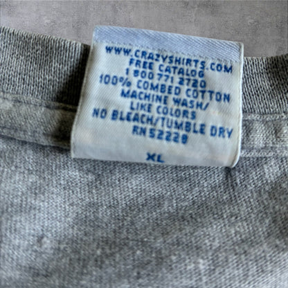 ウミガメ サーフ crazy shirts XL グレー a-u-2505-002