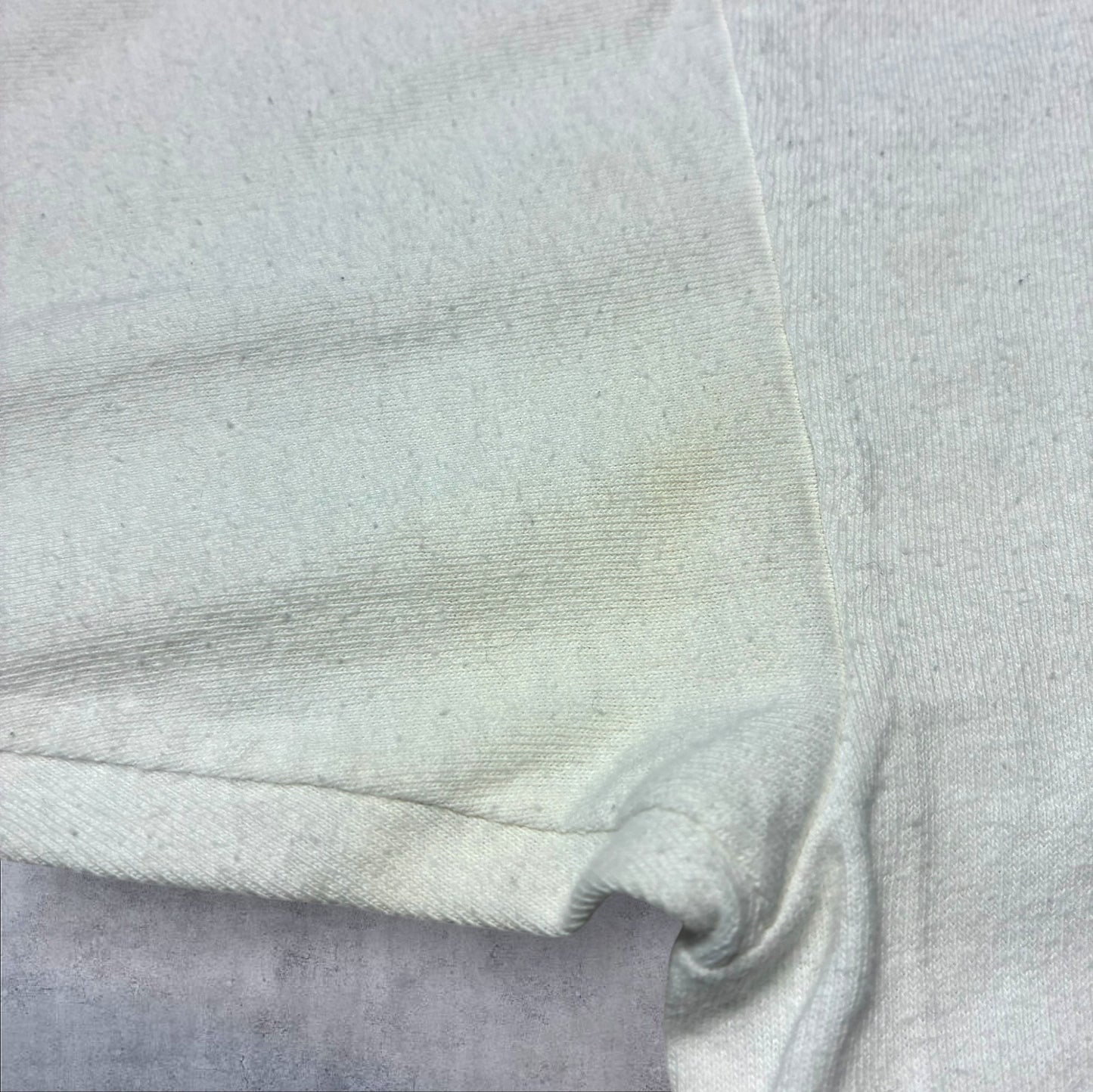 80s 90s Michelangelo ミケランジェロ パロディT pull my finger アートT  ホワイト XL a-u-2505-081