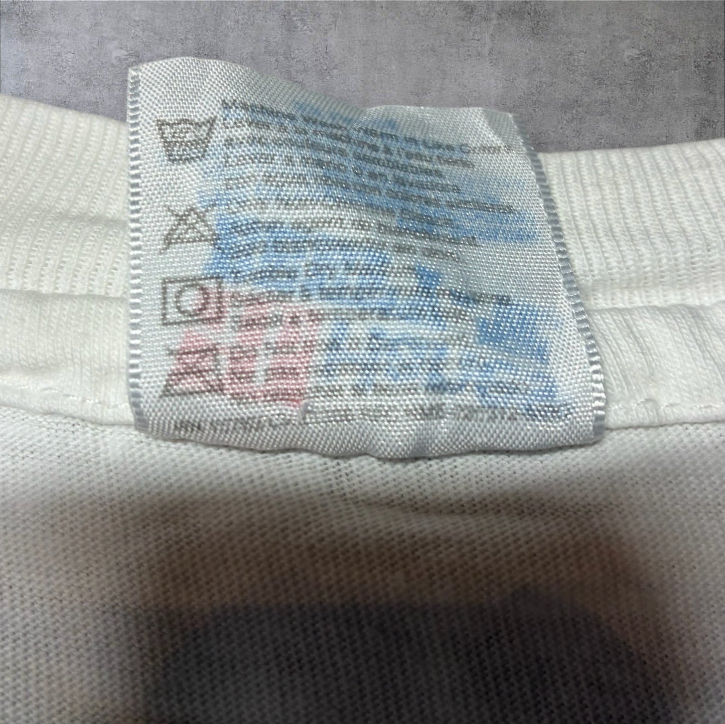 80s フラワーT セントポーリア Texas Bluebonnets Hanes USA製 ホワイト 2XL a-u-2505-057