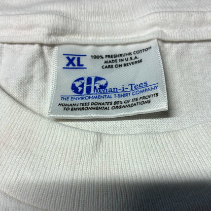 90s Human i tee ネイティブアメリカン USA製 ホワイト XL a-u-2505-067