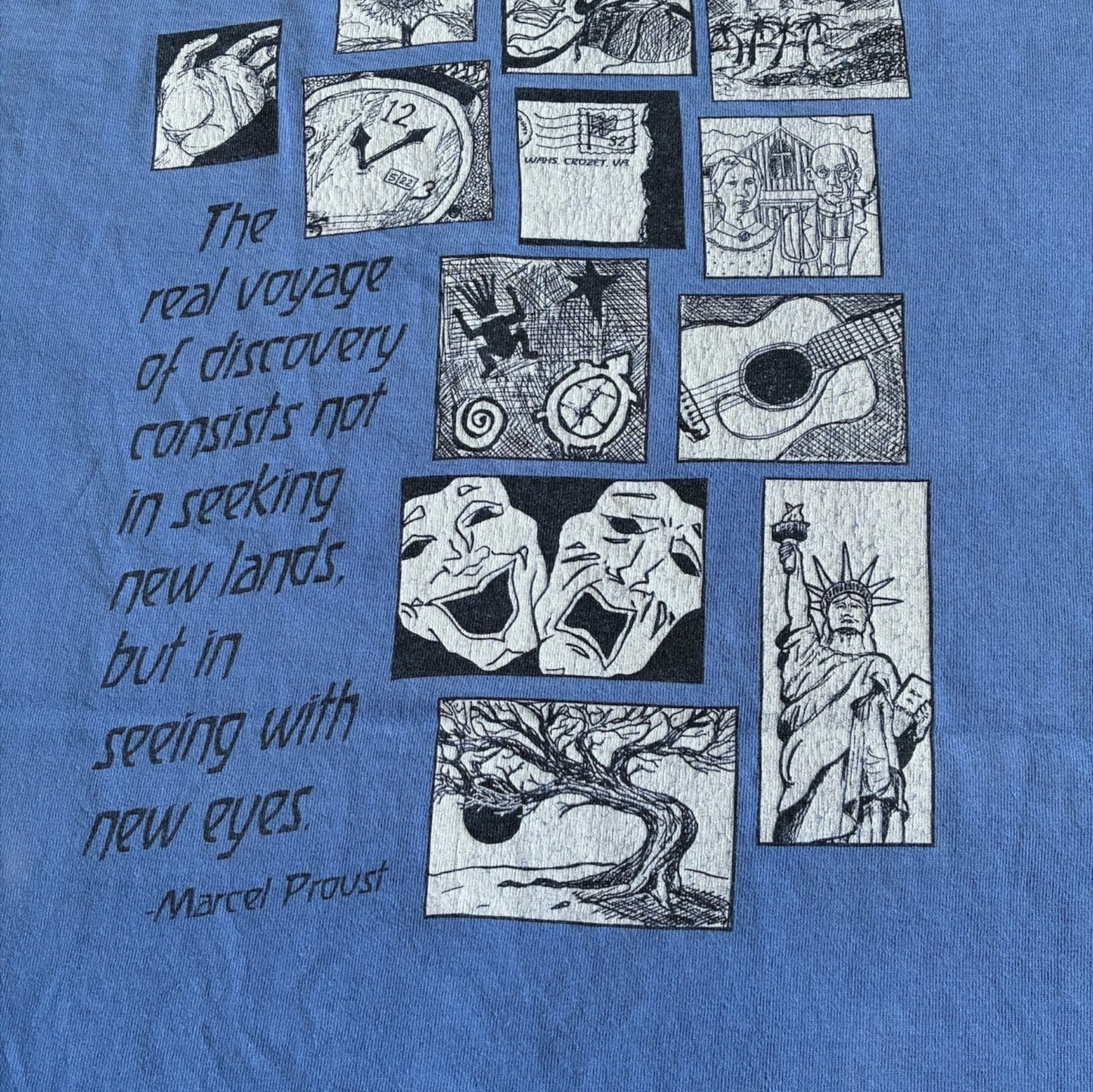 90s マルセル・プルースト フルーツオブザルーム USA製 XL a-u-2505-004