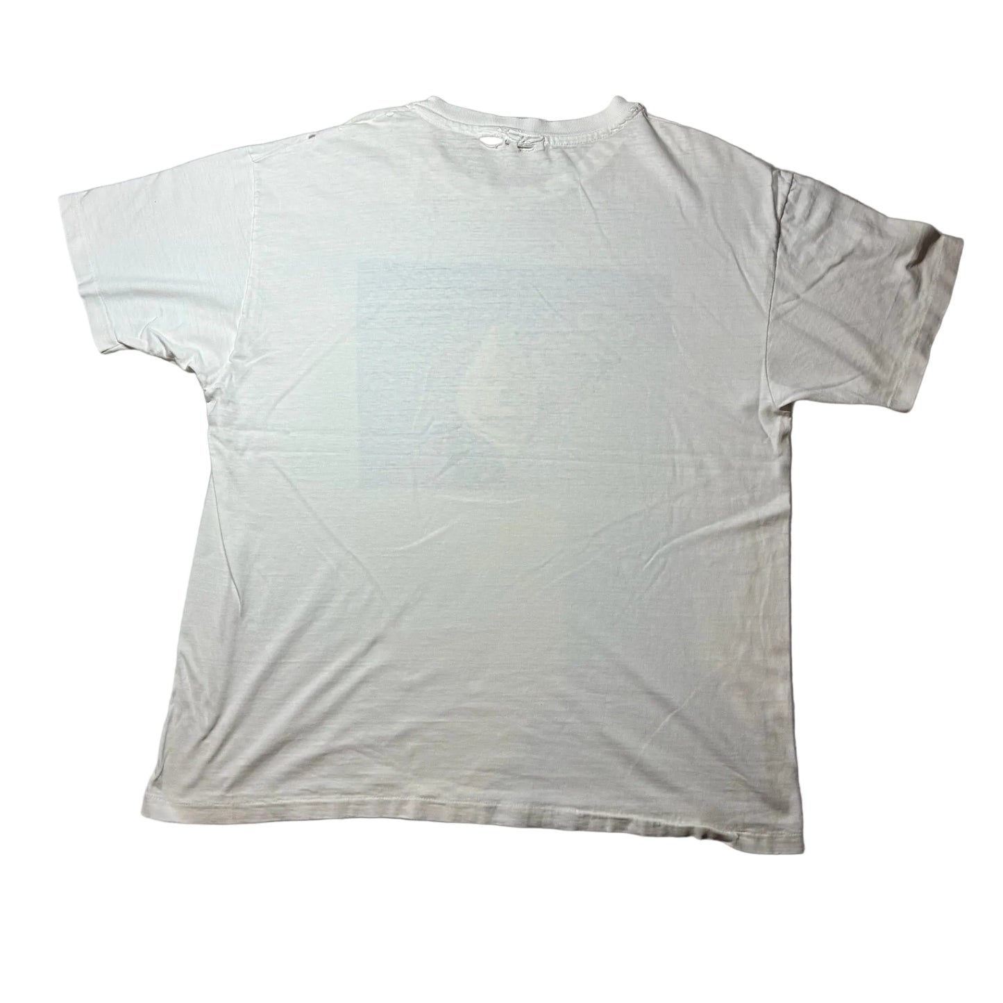 90s LEBERTY GRAPHICS Anne Kilham "maine" Hanes USA製 ホワイト XL a-u-2505-058