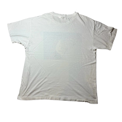 90s LEBERTY GRAPHICS Anne Kilham "maine" Hanes USA製 ホワイト XL a-u-2505-058