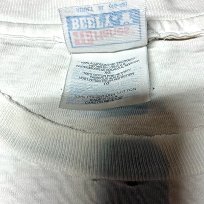 90s LEBERTY GRAPHICS Anne Kilham "maine" Hanes USA製 ホワイト XL a-u-2505-058