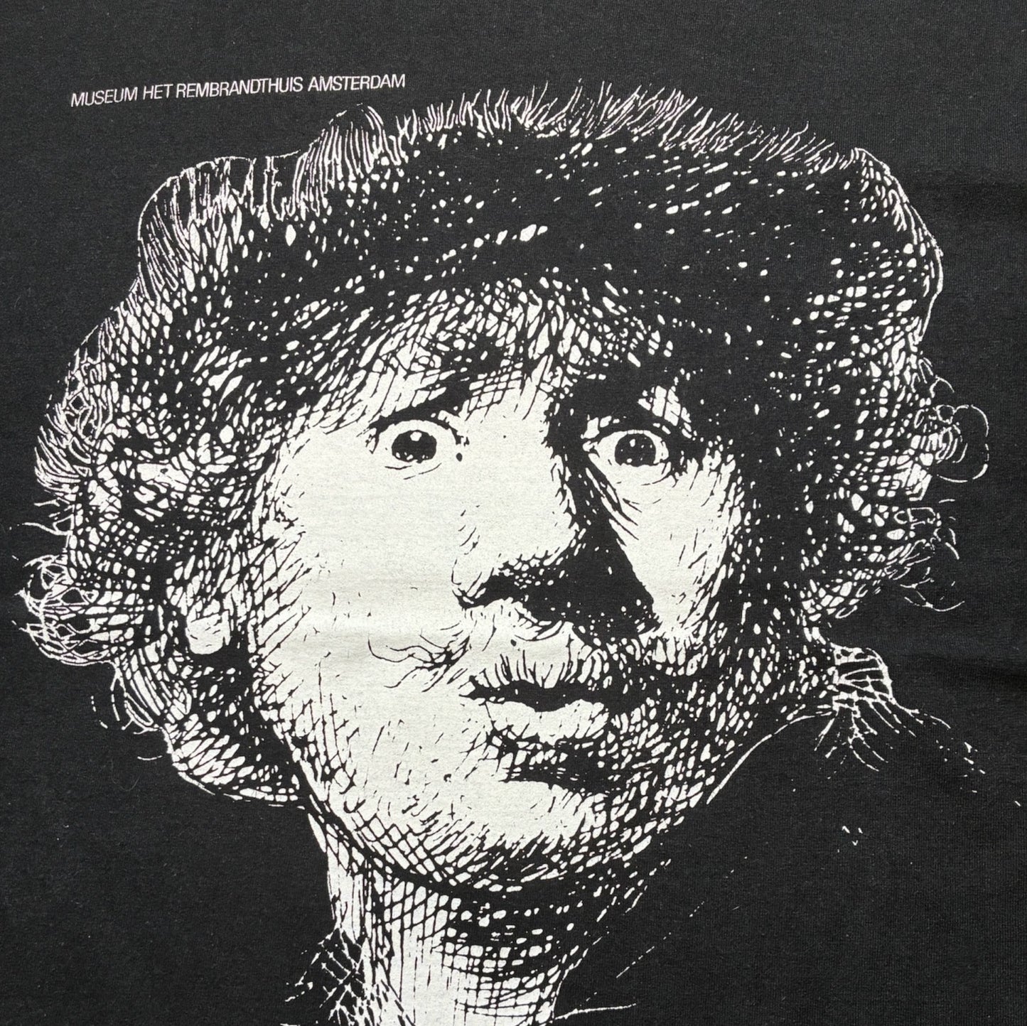 レンブラント 自画像 アートT 偉人T MUSEUM HET REMBRANDTHUIS ブラック a-u-2505-044
