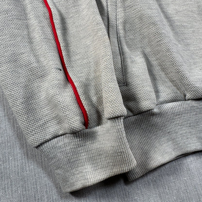 70s adidas トラックジャケット グレー デサント 西ドイツ製  M ad-u-2505-040