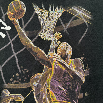 90s 00s ニューバランス USA製 NBA バスケ Tシャツ レイカーズ new balance XL br-x-2505-007