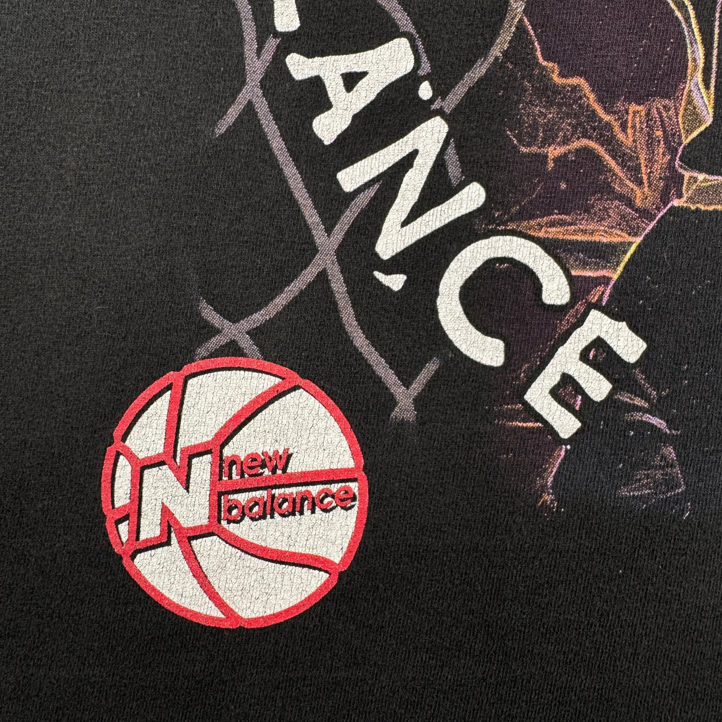 90s 00s ニューバランス USA製 NBA バスケ Tシャツ レイカーズ new balance XL br-x-2505-007