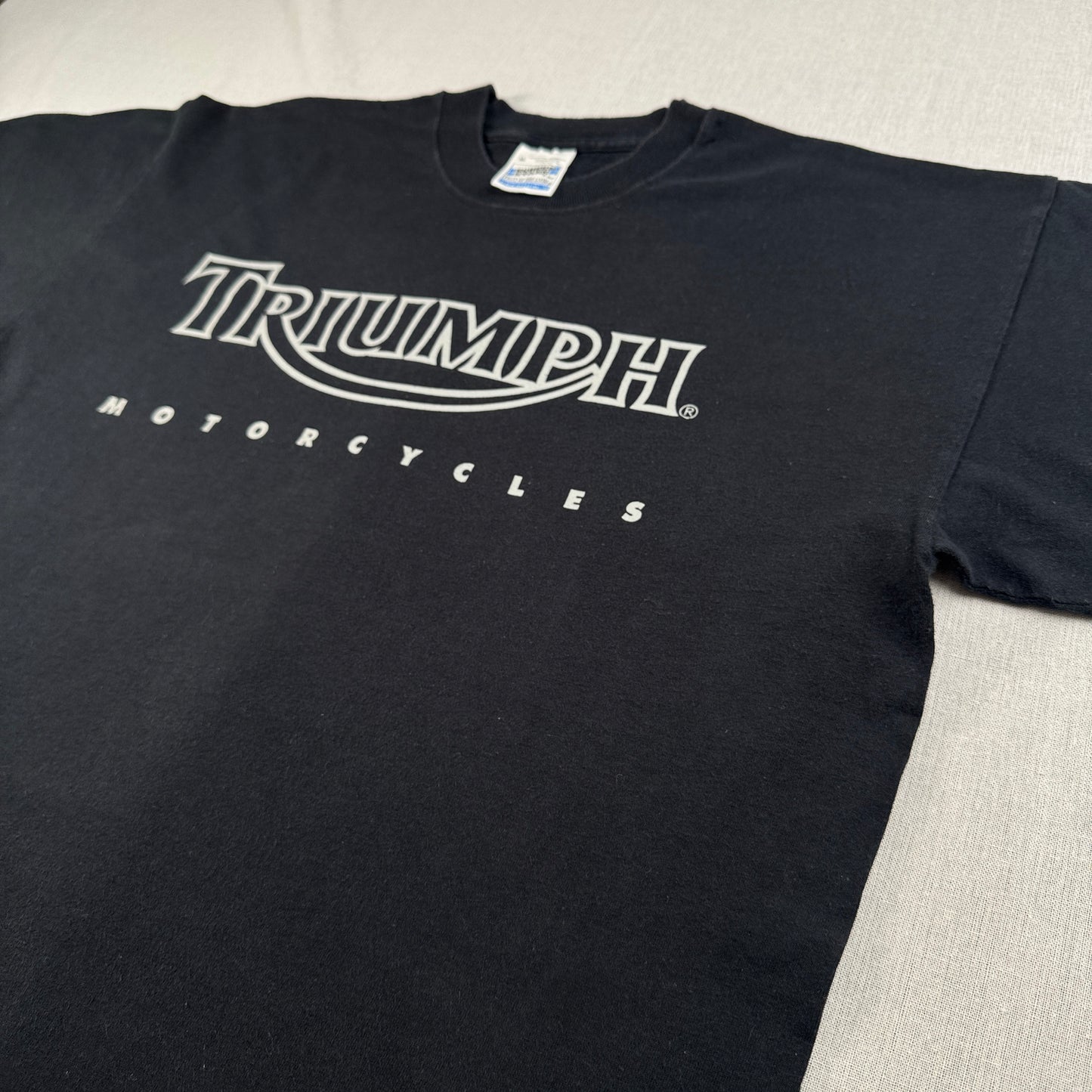 TRIUMPH トライアンフ Tシャツ バイク モーターサイクル 黒 XL co-t-2505-004