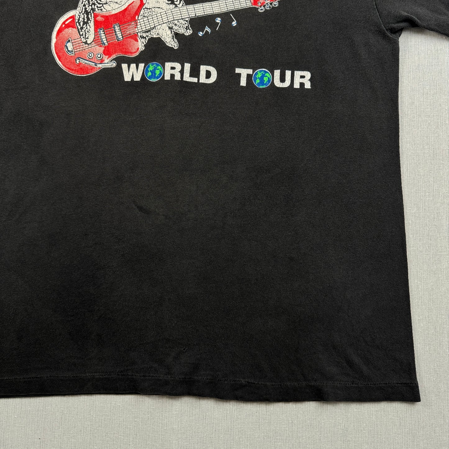 90s Hooters world tour Tシャツ フーターズ 黒 Hanes USA製 L シングルステッチ セカオワ 深瀬 co-t-2505-006