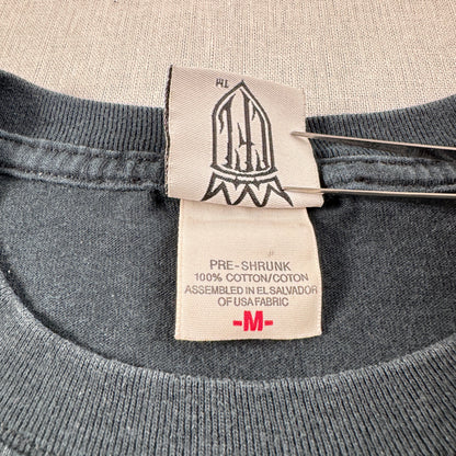 00s WEST COAST CHOPPERS Tシャツ LONG BEACH CA アイアンクロス ウエストコーストチョッパーズ バイク 黒 M anvil co-t-2505-017