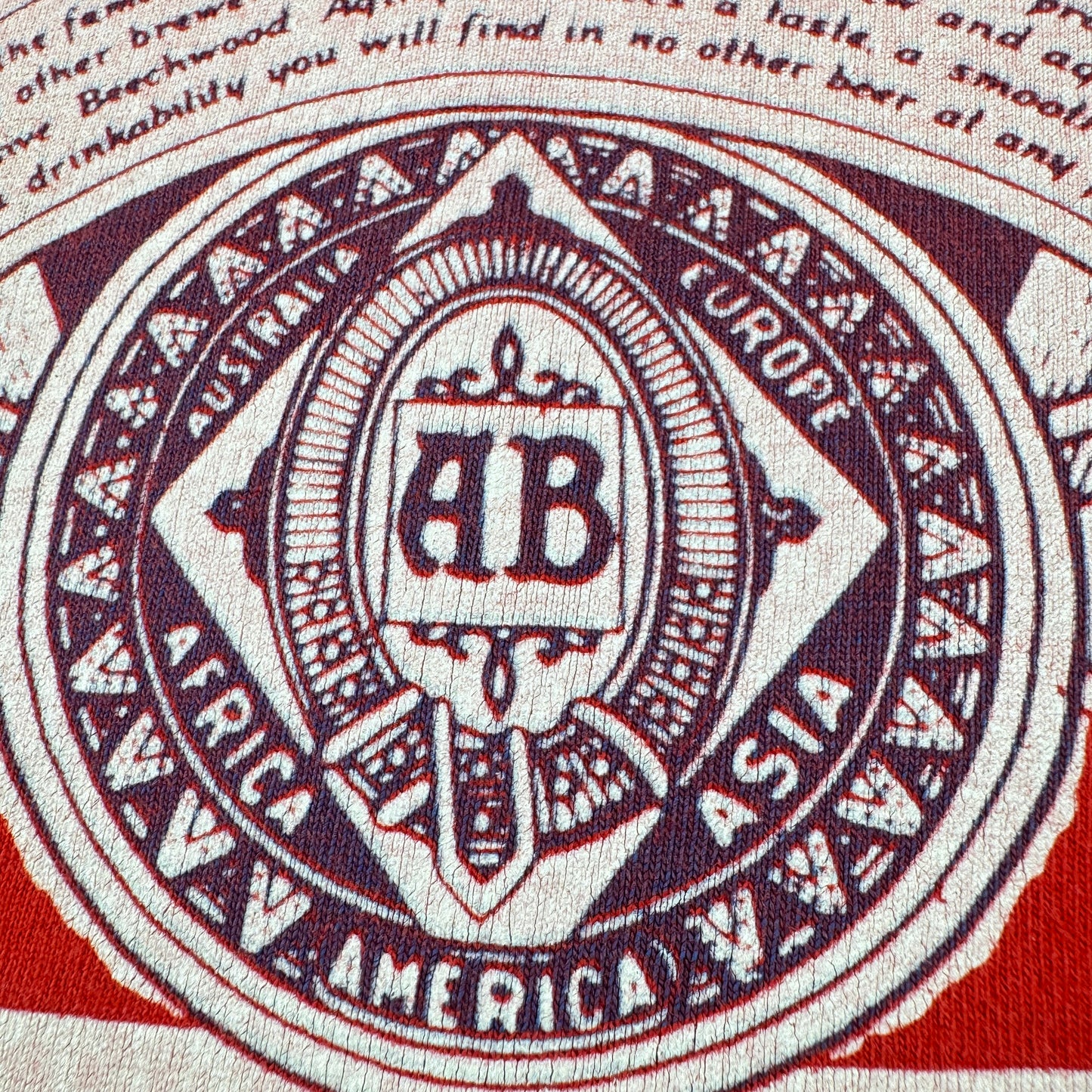 90s バドワイザー budweiser Tシャツ タンクトップ WILD OATS USA製 L 赤 1991 co-u-2505-002
