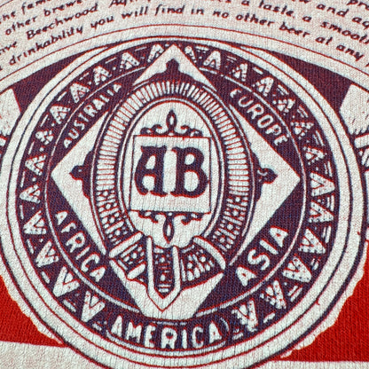 90s バドワイザー budweiser Tシャツ タンクトップ WILD OATS USA製 L 赤 1991 co-u-2505-002