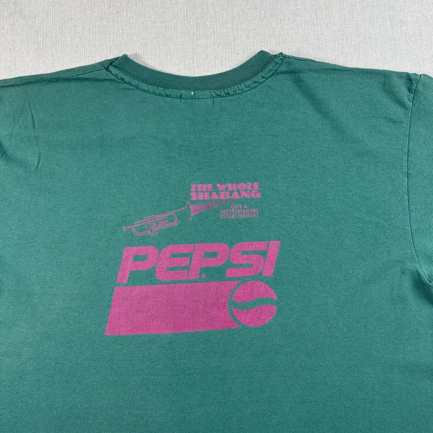 90s アートT Tシャツ マラソン ペプシ ミズノ anvil XL 緑 PEPSI 1997 co-u-2505-003
