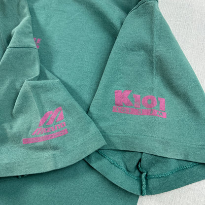 90s アートT Tシャツ マラソン ペプシ ミズノ anvil XL 緑 PEPSI 1997 co-u-2505-003