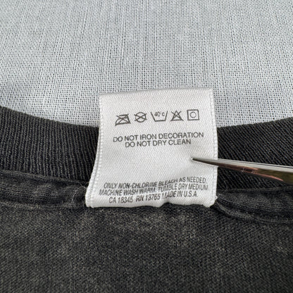 90s 企業T ワイン KENWOOD VINEYARD 熊 ワイナリー Tシャツ USA製 XL 黒 シングルステッチ co-u-2505-004