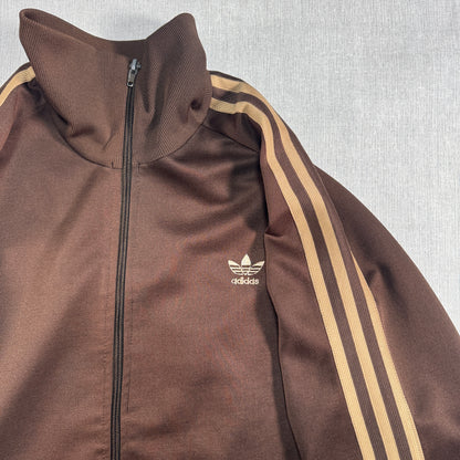 adidas トラックジャケット ブラウン トルコ製 Lサイズ ad-u-2505-039