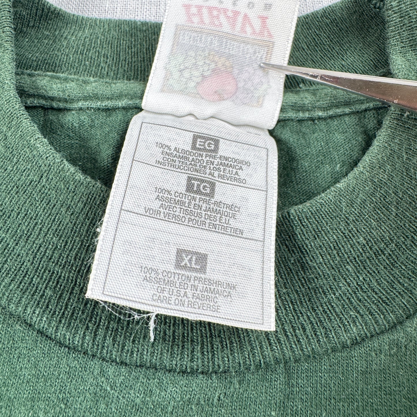 90s 企業T Tシャツ AIB International 緑 XL シングルステッチ co-u-2505-006