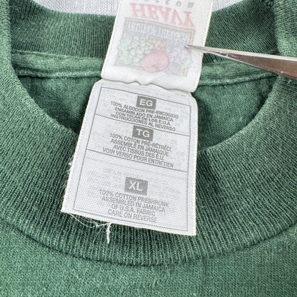 90s 企業T Tシャツ AIB International 緑 XL シングルステッチ co-u-2505-006