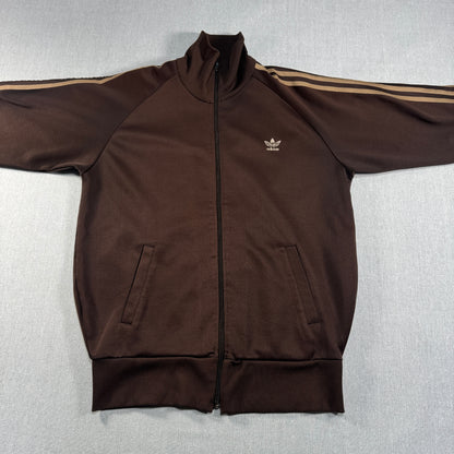 adidas トラックジャケット ブラウン トルコ製 Lサイズ ad-u-2505-039