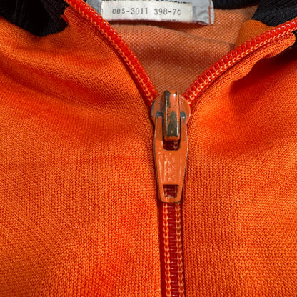 80s adidas トラックジャケット オレンジ デサント製  2号 ad-u-2505-068