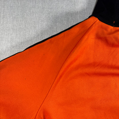 80s adidas トラックジャケット オレンジ デサント製  2号 ad-u-2505-068