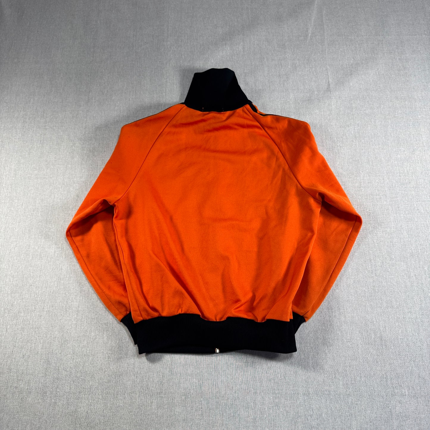 80s adidas トラックジャケット オレンジ デサント製  2号 ad-u-2505-068