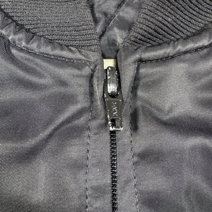 80s ナイロン スタジャン Birdie USA製 黒 ブルゾン LOCAL3 IBEW ja-u-2505-043