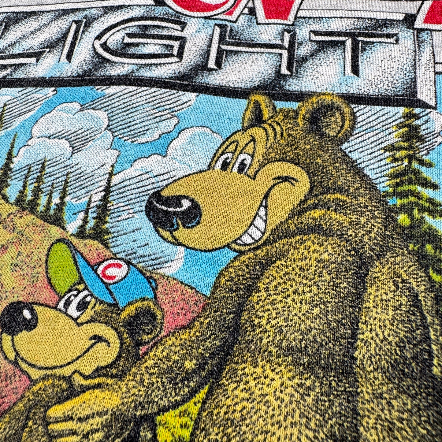 90s 企業T Tシャツ ビール BEAR WHIZ BEER グレー XL USA製 シングルステッチ co-u-2505-011
