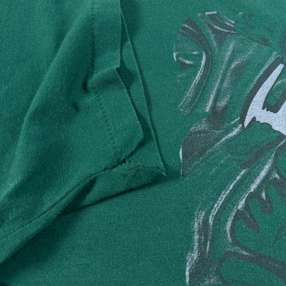 90s カレッジT ルイジアナ州立大学 フォルクスワーゲン FIJI bus trip ONEITA XL 深緑 louisiana state univ Tシャツ シングルステッチ USA co-u-2505-012