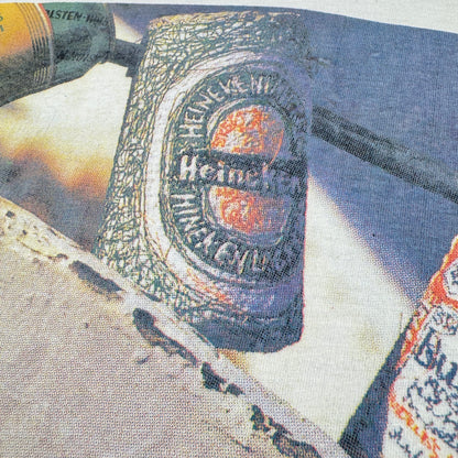 90s ビール 企業T バドワイザー ハイネケン 白 白 シングルステッチ HAD TAKEN A MONTH OFF co-u-2505-018