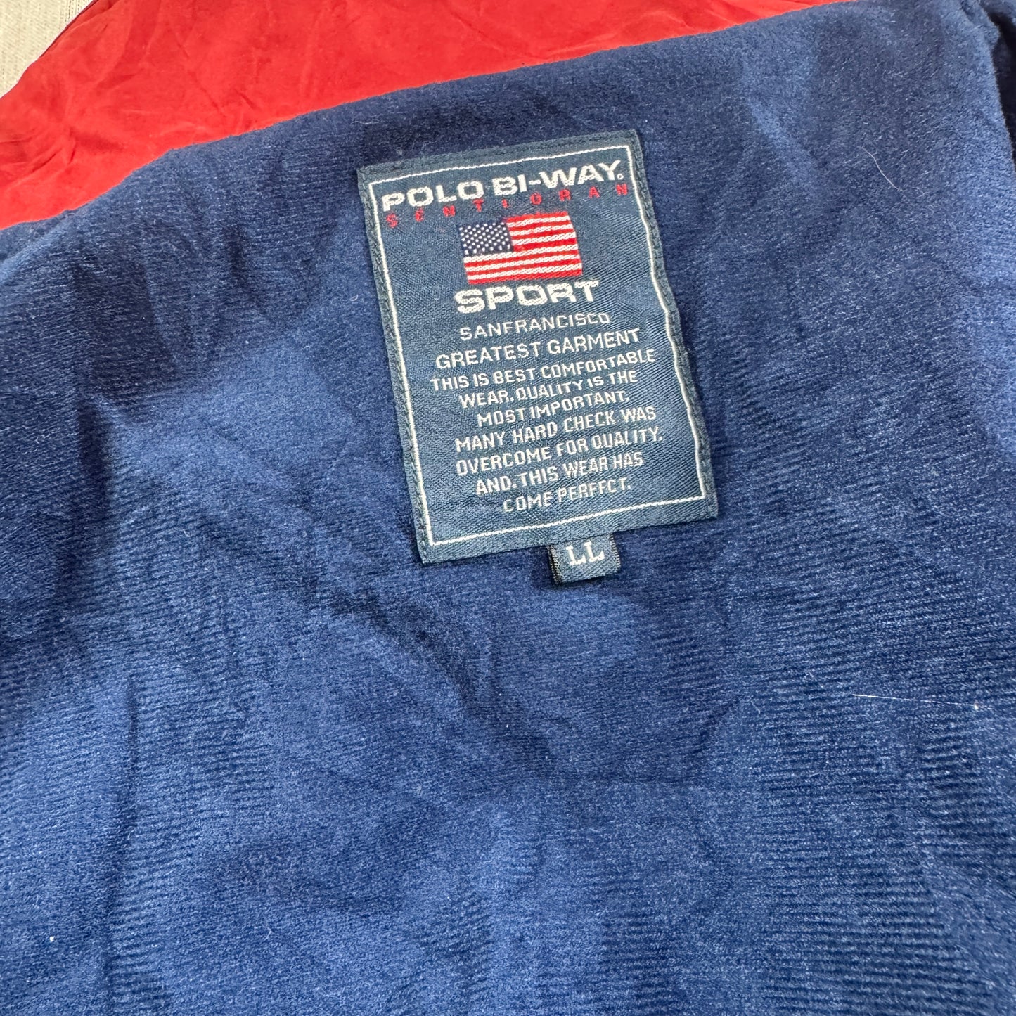 POLO BI-WAY SPORT ナイロンジャケット ネイビー 2L ja-u-2505-001