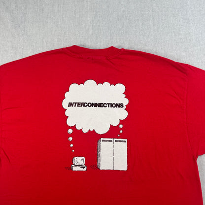90s 企業T Tシャツ PC apple IT系 USA製 シングルステッチ co-u-2505-023
