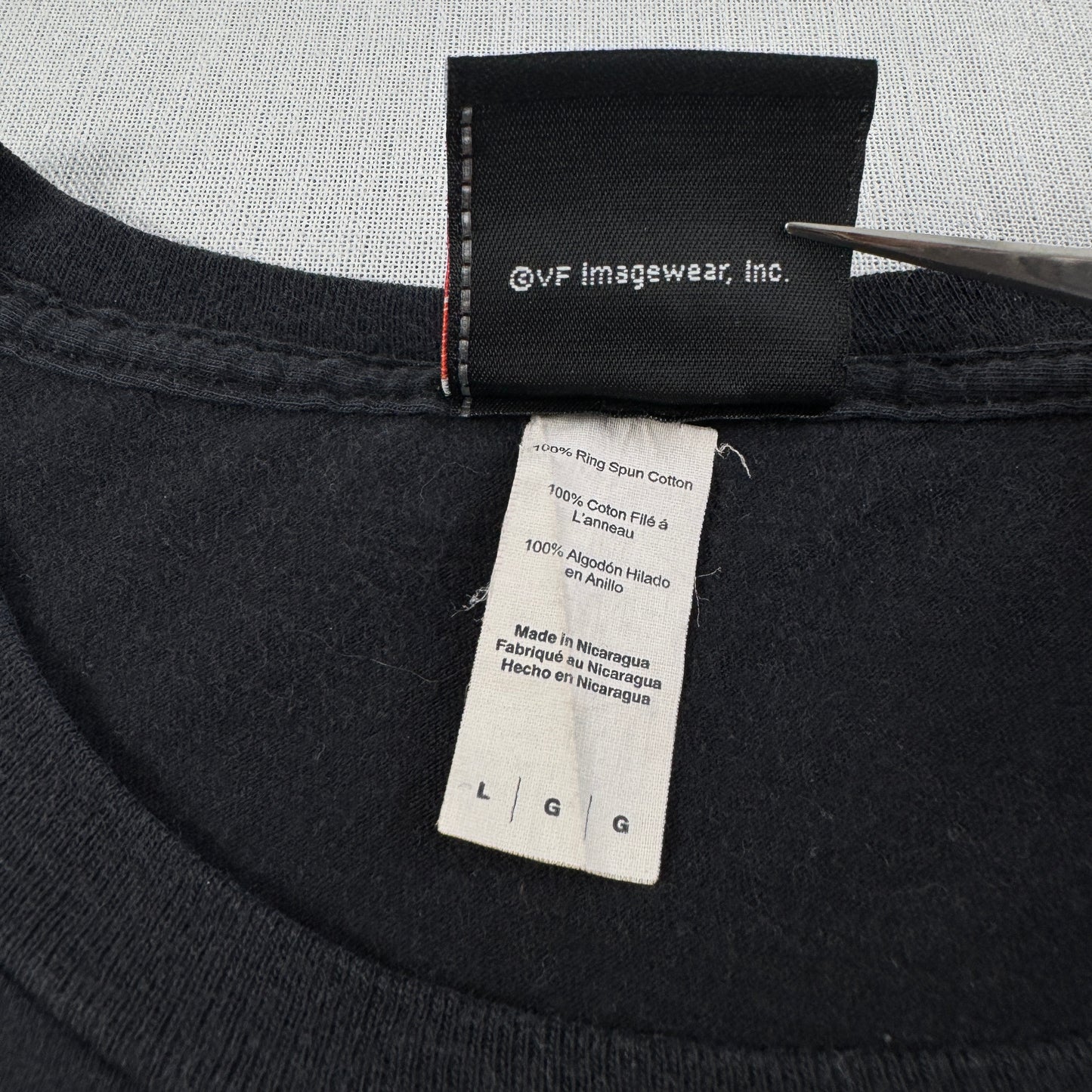 00s ハーレーダビッドソン Tシャツ スカル 黒 エルパソ テキサス バイク harley co-u-2505-027