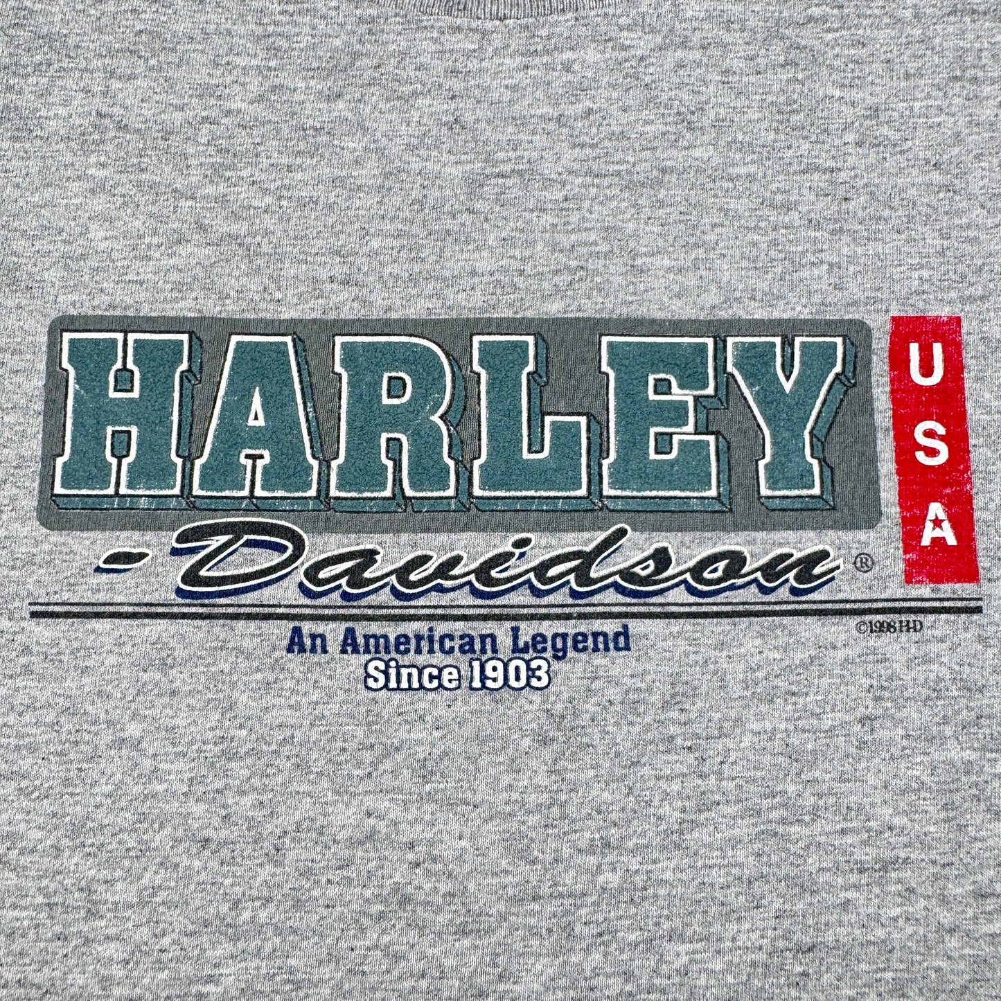 90s ハーレーダビッドソン USA製 Tシャツ タンクトップ ノースリーブ バイク harley co-u-2505-028