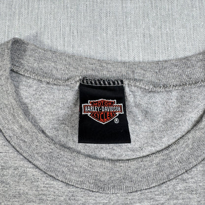 90s ハーレーダビッドソン USA製 Tシャツ タンクトップ ノースリーブ バイク harley co-u-2505-028