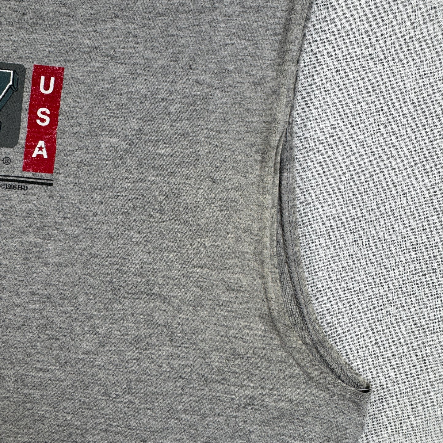 90s ハーレーダビッドソン USA製 Tシャツ タンクトップ ノースリーブ バイク harley co-u-2505-028