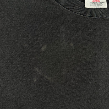 90s CAMEL ポケットT Tシャツ ポケT フェード 黒 オニータ XL キャメル タバコ 企業T ラクダ シングルステッチ co-u-2505-029