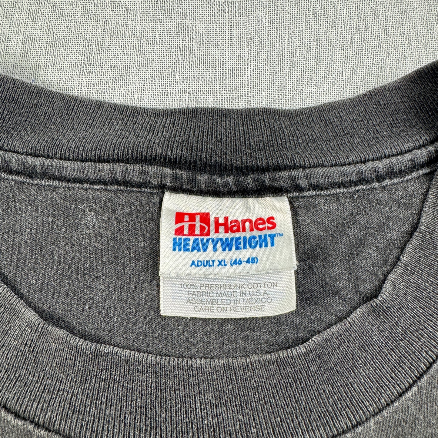90s CAMEL ポケットT Tシャツ ポケT フェード 黒 HANES XL キャメル タバコ 企業T ラクダ co-u-2505-036