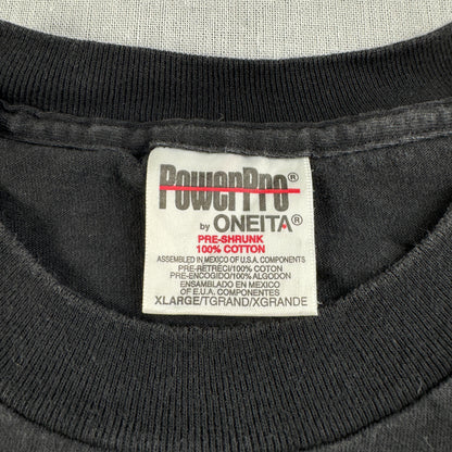 90s CAMEL ポケットT Tシャツ ポケT フェード 黒 オニータ XL キャメル タバコ 企業T ラクダ シングルステッチ co-u-2505-041