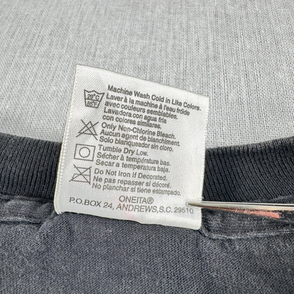 90s CAMEL ポケットT Tシャツ ポケT フェード 黒 オニータ XL キャメル タバコ 企業T ラクダ シングルステッチ co-u-2505-041