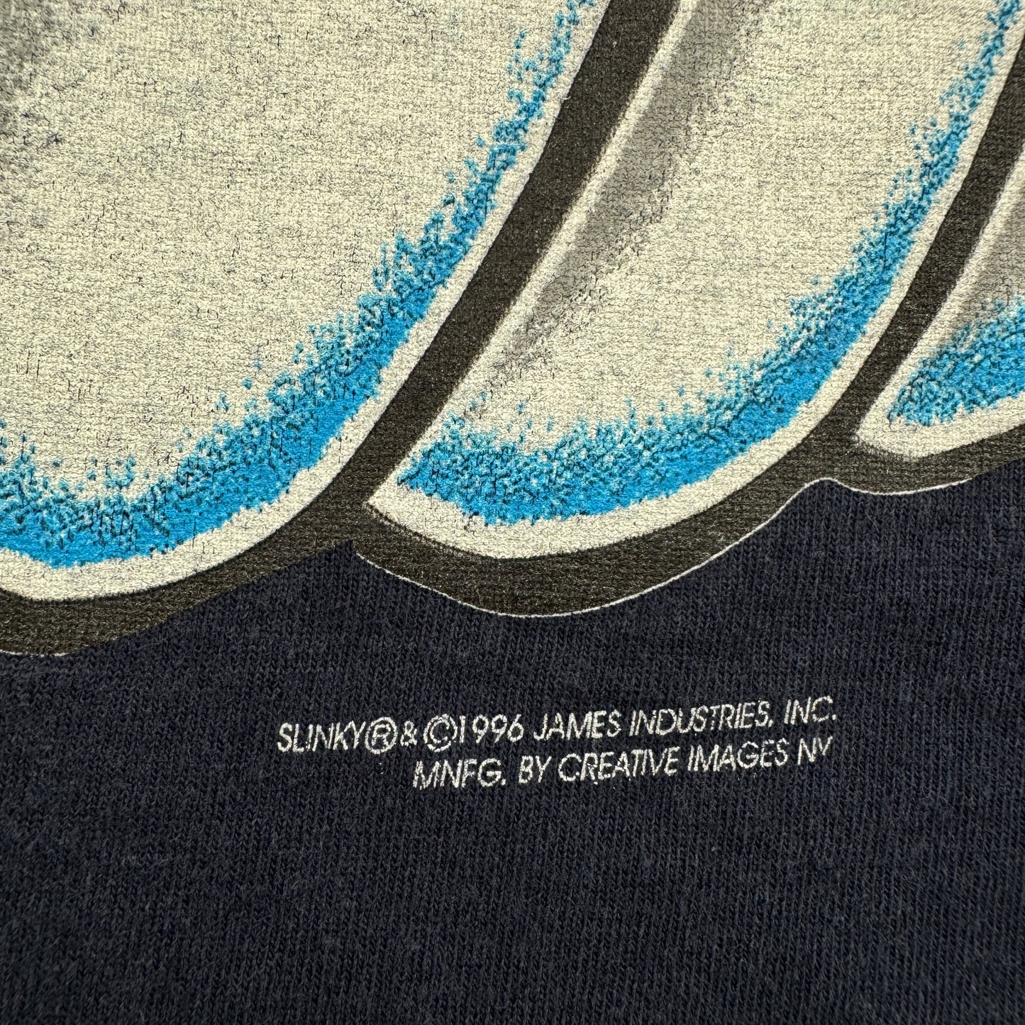 90s SLINKY スリンキー バネ おもちゃ Tシャツ プロモT GILDAN ギルダン ネイビー L co-x-2505-001