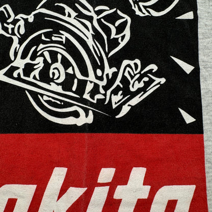 MAKITA タンクトップ Tシャツ ONEITA グレー 企業T 工具 マキタ co-x-2505-002