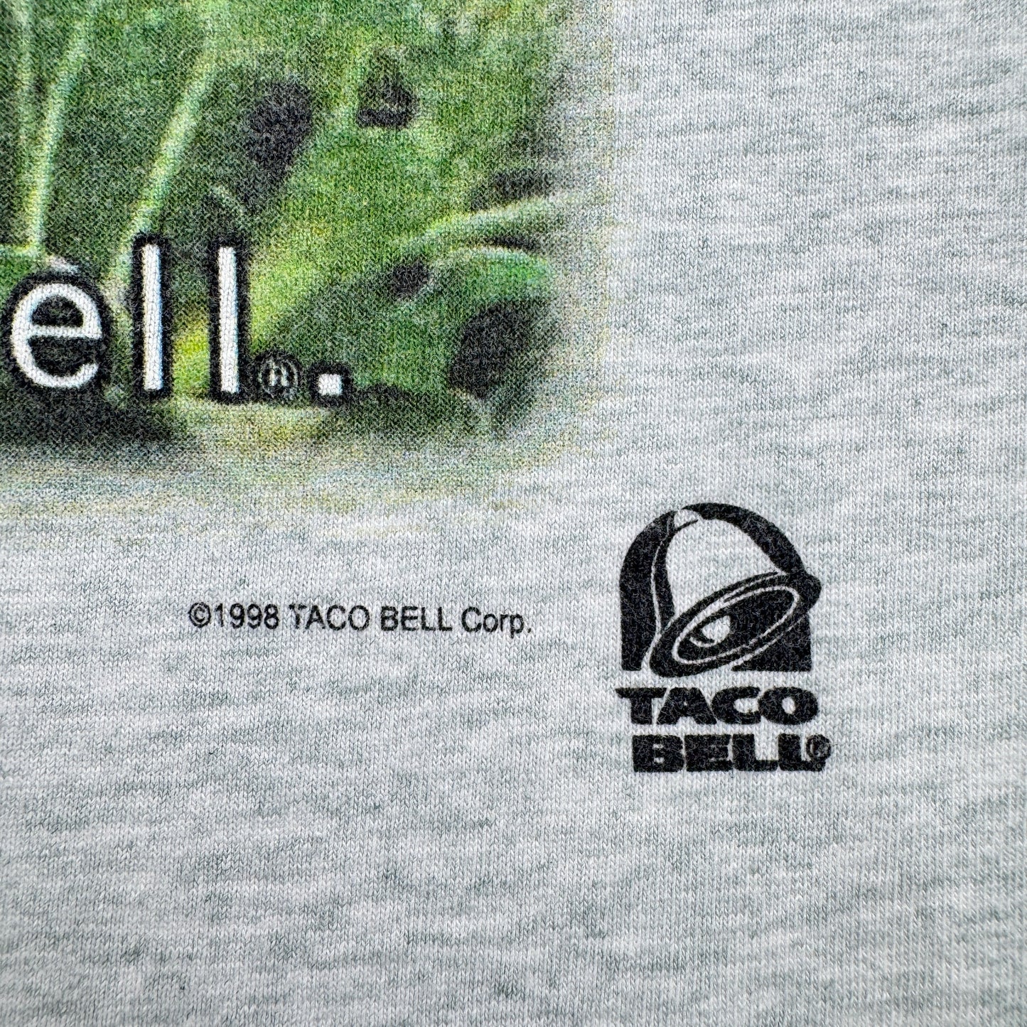 90s タコベル TACOBELL タコス プロモT 企業T Tシャツ 犬 グレー L 1998 co-x-2505-009